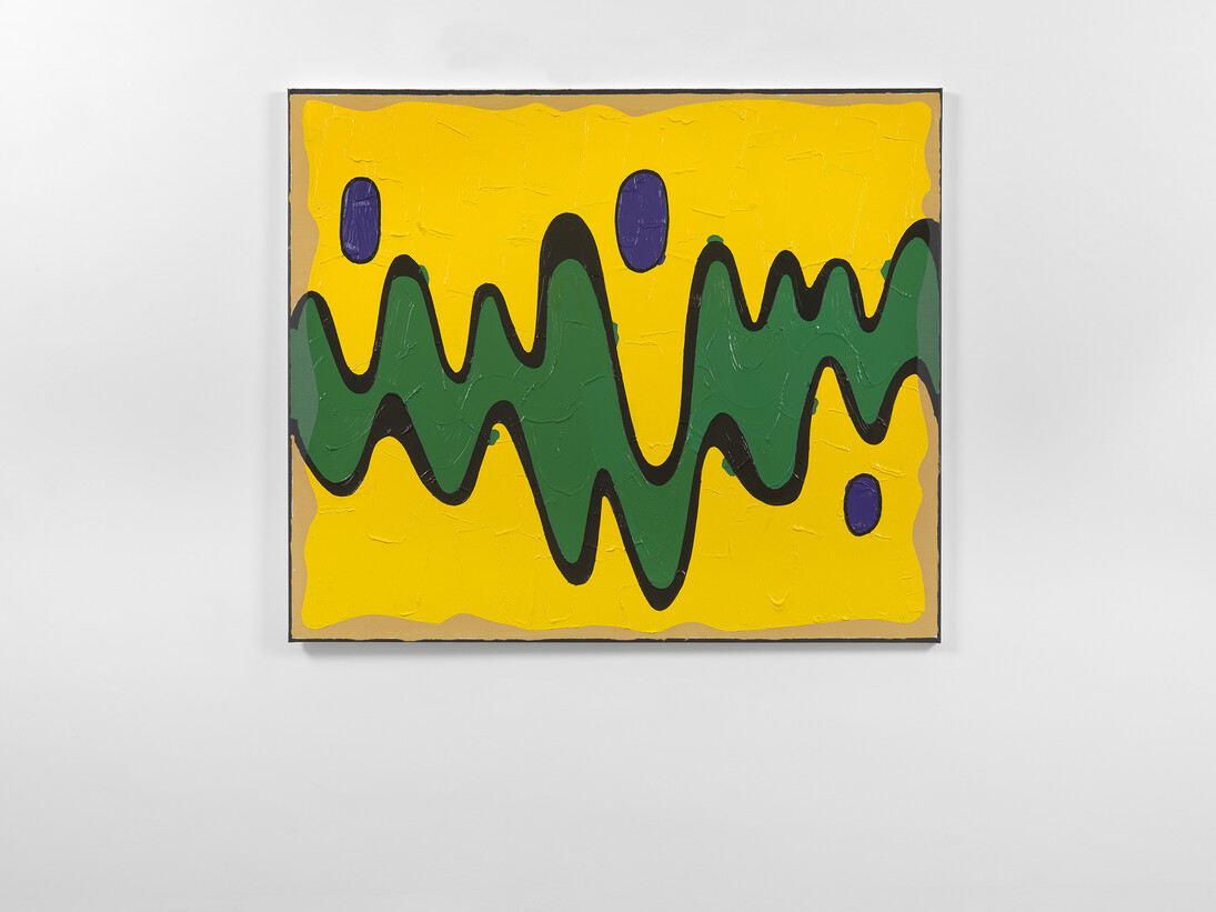 Bertrand Lavier, Walt Disney Production 1947-2014 nº 12, 2014, Ex. unique, Acrylic on inkjet print, 144 x 169.5 x 4 cm / 56 5/8 x 66 5/6 x 1 1/5 inches, Courtesy Massimo De Carlo London/Milan, Photo by Todd White