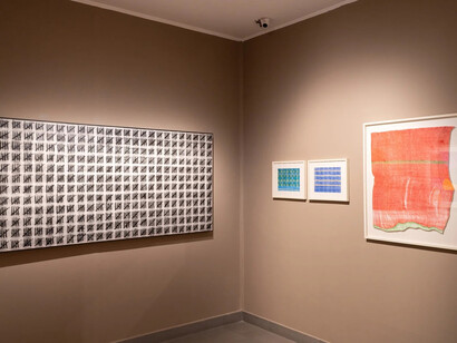 Aditya Krishnamurthy and Supriyo Karmakar, In - equal measure, exhibition view. Courtesy of Akar Prakar