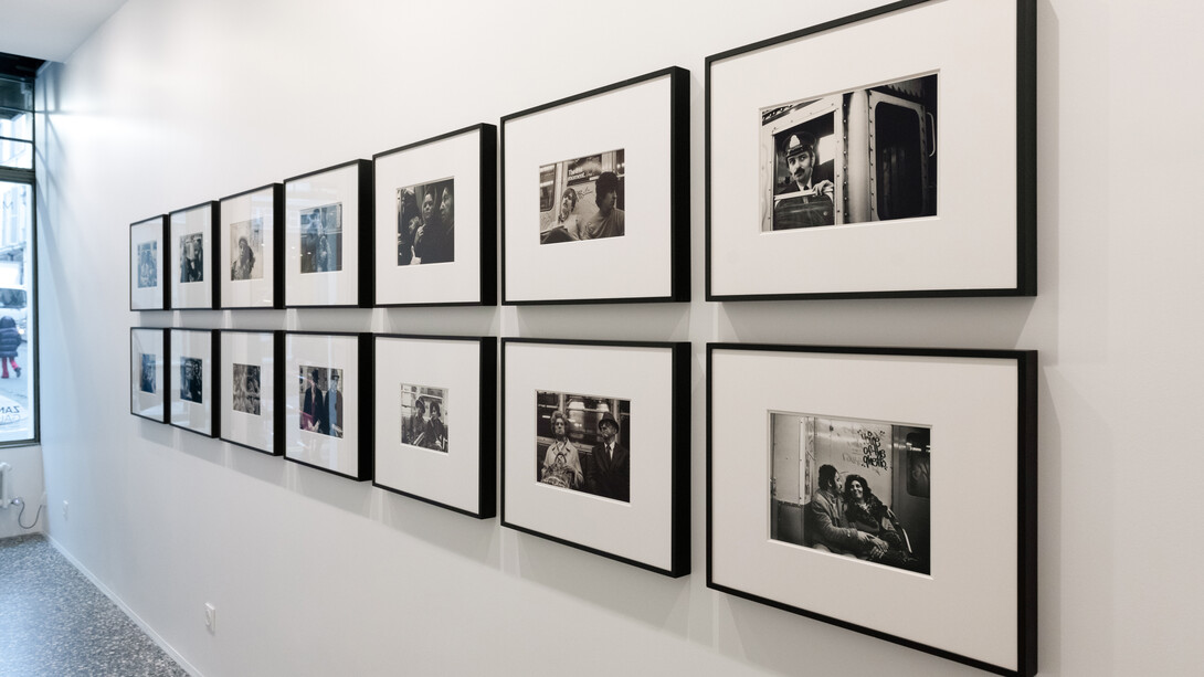 Helen Levitt, Manhattan transit, vue d'exposition. © Cloé Zielinski, avec l'aimable autorisation de la Zander Galerie
