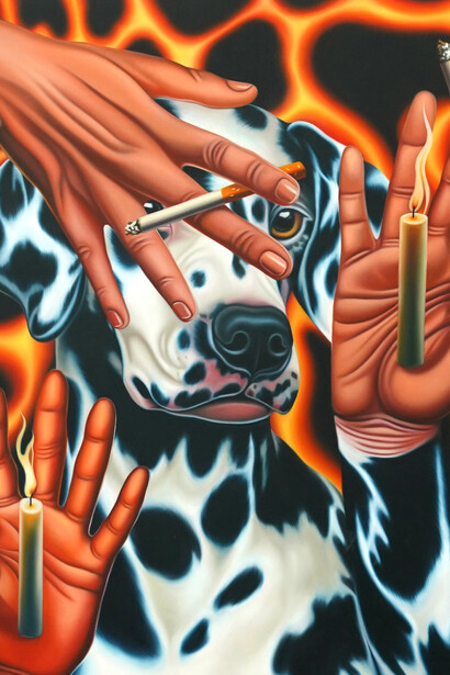 Madeline Brice, Vanishing into nothingness the second this ends. Courtesy of Good Mother Gallery