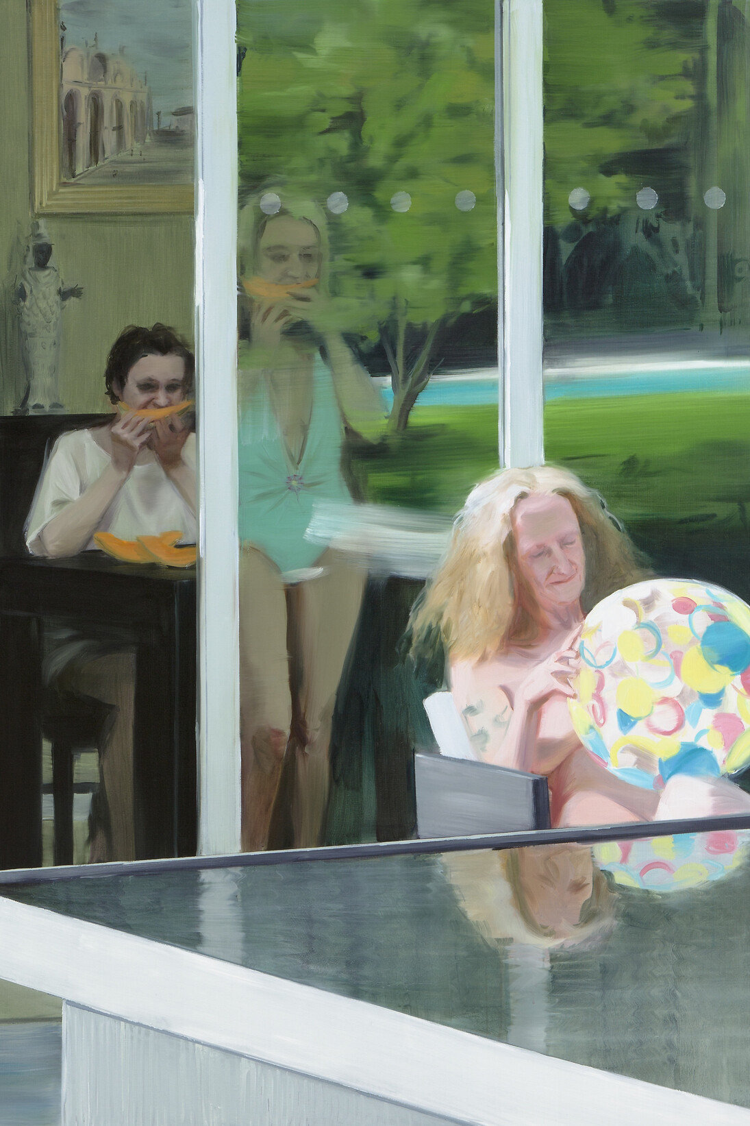 Caroline Walker, Consulting the Oracle, 2013, Oil on linen, h. 240 x w. 167 cm, © Caroline Walker