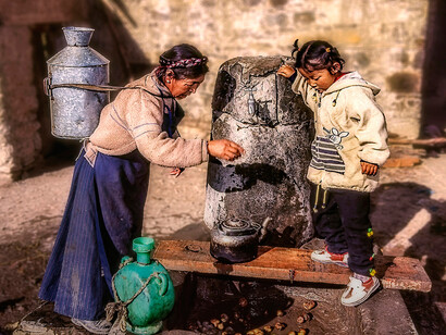 La madre è portatrice di lezioni evolutive per il figlio, foto Sergio Pessolano