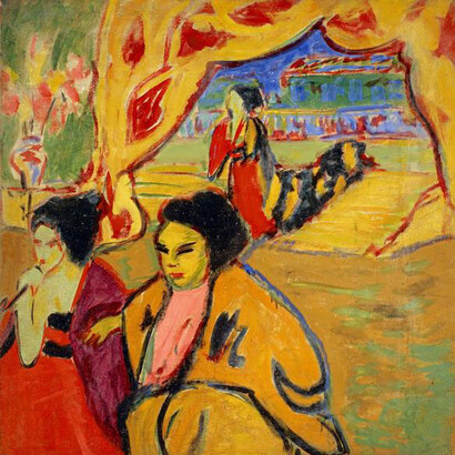 Ernst Ludwig Kirchner, Japanisches Theater [Japanese Theatre]