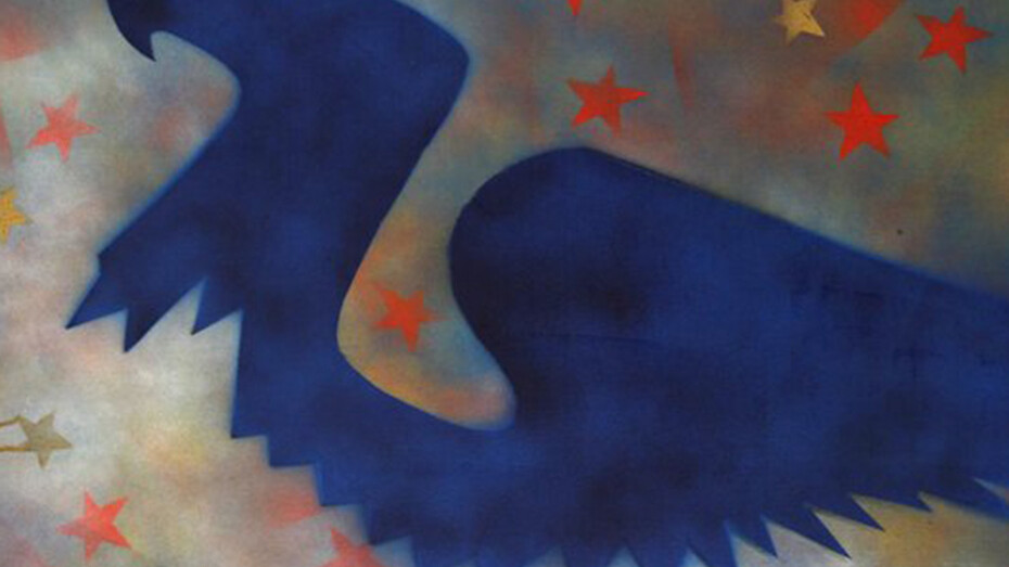 Franco Angeli, Senza titolo, seconda metà anni '70, tecnica mista su tela