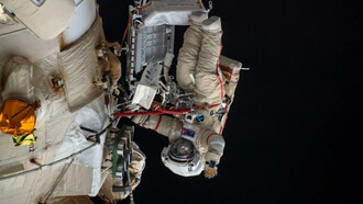 Il 22 luglio 2022 Samantha Cristoforetti esce all’esterno della ISS durante la sua prima attività extraveicolare