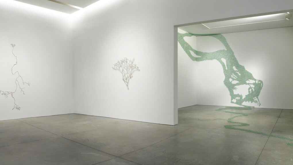 Maya Lin, Exhibition view. Courtesy of Pace Gallery