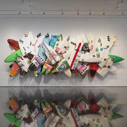 A Lifetime in Surf. Courtesy of Gagosian