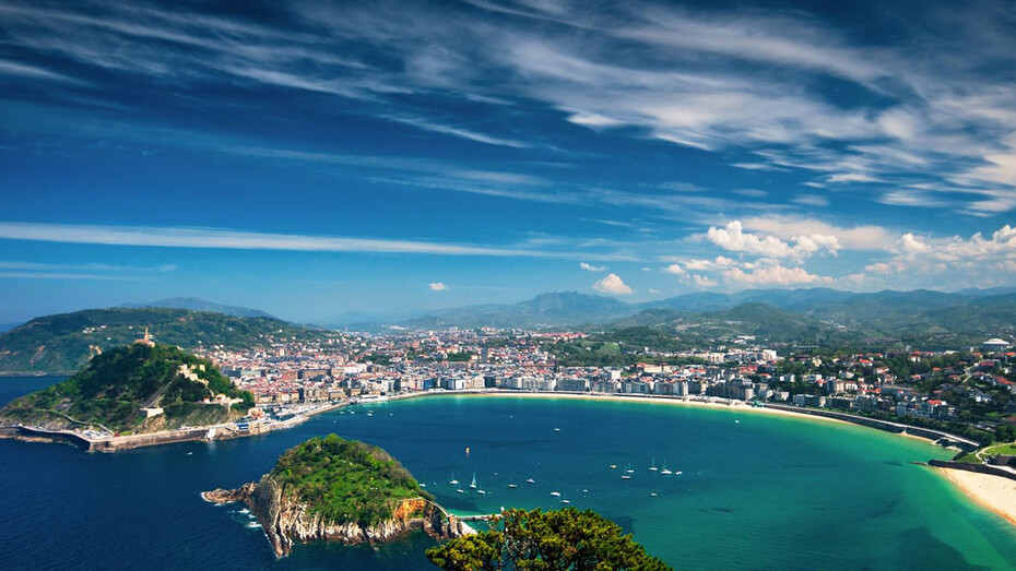 Vista panorámica de San Sebastián