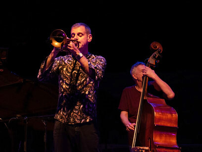 Fabrizio Bosso e Massimo Moriconi, foto Patrizio Piscitelli  

