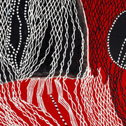 Noŋgirrŋa Marawili, Lightning (detail), 2017. Courtesy of Art Gallery of NSW