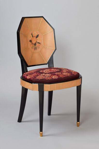 André Groult, painting: Marie Laurencin, making: Adolphe Chaneaux, Chair, 1924, Tokyo Metropolitan Teien Art Museum 