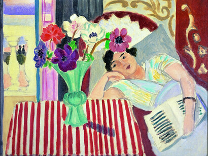 Un viaggio in una sola stanza può suscitare sono tantissime emozioni e suggestioni (Henri Matisse, Donna e anemoni)