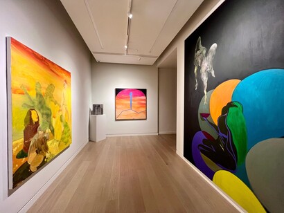 Various artists, Portraiture. From Cassatt to Freud, exhibition view. Courtesy of Acquavella Galleries 