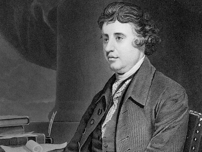 Retrato de Edmund Burke