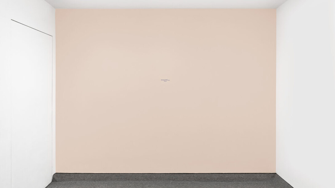 Louise Lawler, One wall, one work: Louise Lawler, exhibition view. Courtesy of Krakow Witkin Gallery