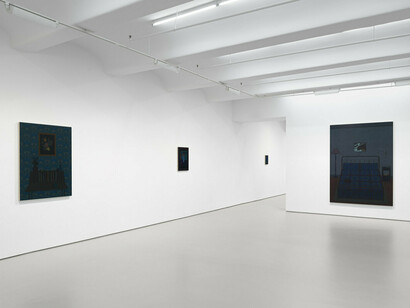 Becky Suss, Night house, exhibition view. Courtesy of Jack Shainman Gallery