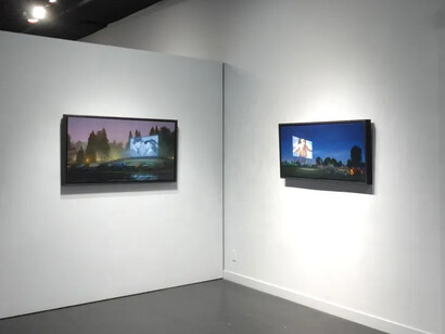 Stephen Fox, Night moves, exhibition view. Courtesy of Arcadia Contemporary