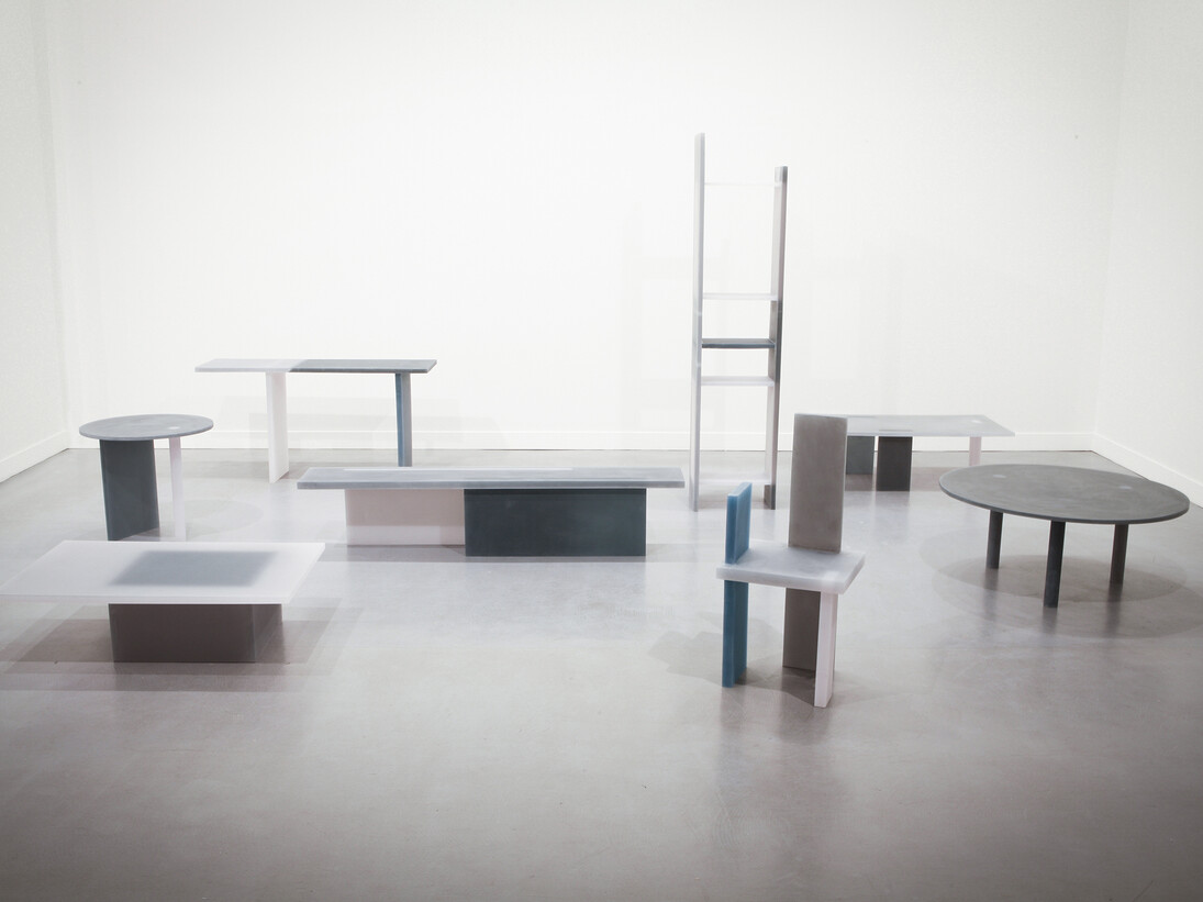 Wonmin Park. Haze, vue de l'exposition © Alix de Rozières | Courtesy Carpenters Workshop Gallery