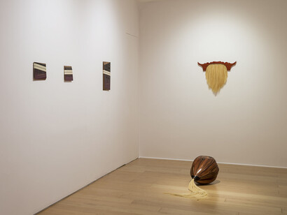 Antrea Tzourovits, Empty hums, exhibition view. Courtesy of Bernier Eliades Gallery 