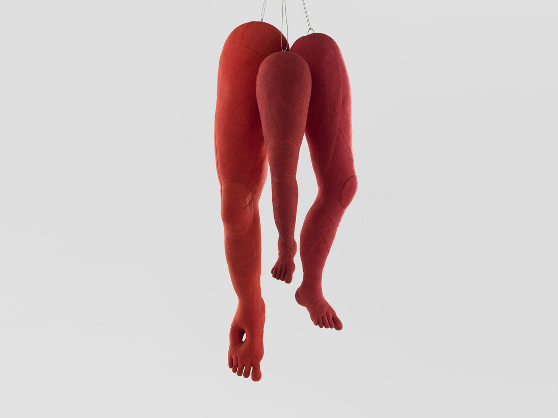 Louise Bourgeois (1911 - 2010), Legs 2001, Fabric, 76 x 34 x 22 1/2 inches, 193 x 86.4 x 57.2 centimeters ©The Easton Foundation