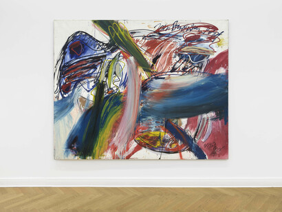 Walter Stöhrer, El hombre invisible, exhibition view. Courtesy of Galerie Friese. Photo by Eric Tschernow