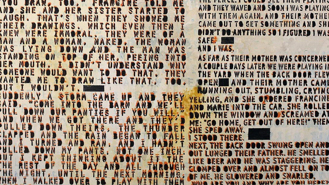Ward Schumaker, Drawing dirty (detail), 2020. Courtesy of Modernism Inc. 