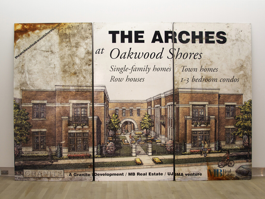 Faheem Majeed, If You Lived Here, You'd Be Home By Now, 2012. Reva and David Logan Center for the Arts. Photo: David Robert Elliott. Courtesy of the University of Chicago.