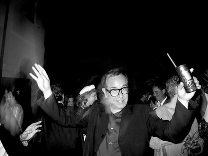 Antonio Arévalo de fiesta