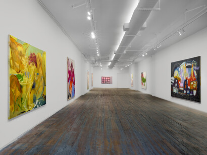 Marco Paul, Cristina de Miguel, Paul Cooley, Marco Pariani, exhibition view. Courtesy of Amanita