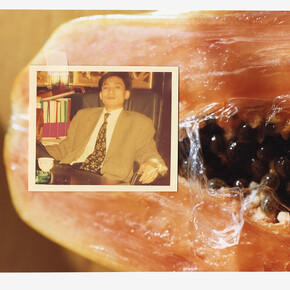William Zou, Papaya, 2022, Giclee print on hahnemuhle photo rag baryta, 9 5/8 x 11 inches (25 x 28 cm), Edition of 3. Courtesy of the artist and Eli Klein Gallery © William Zou
