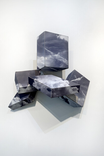 Stevens Dossou-Yovo, Quintessense, 2020 lambda on steel, 37x36x9 in. Courtesy of Waltman Ortega Fine Art 