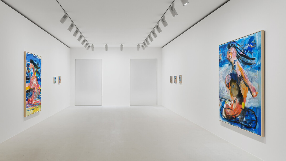 Albert Oehlen, Endless summer, exhibition view. Courtesy of Gagosian