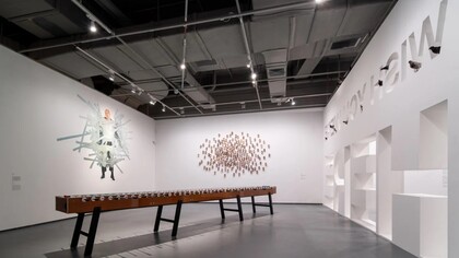 Maurizio Cattelan, Wish You Were Here, exhibition view, Sea World Culture and Arts Center in Shenzhen, China