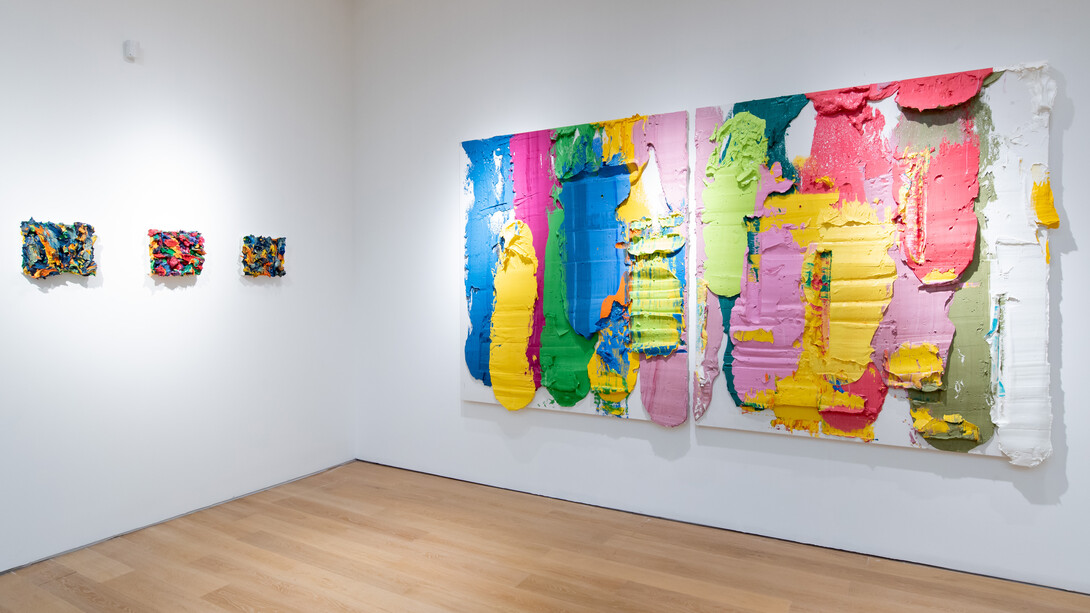 Zhu Jinshi. Li Bai’s Snow, exhibition view. Courtesy of Tang Contemporary Art