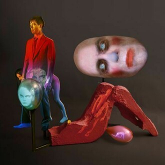 Tony Oursler, False Color Action, 2012, Video projection and mixed media