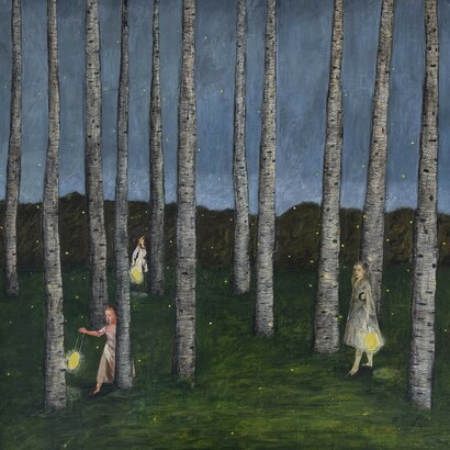 Olan Quattro, Crepuscular creatures, 2025. Courtesy of Carrie Haddad Gallery 