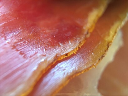 Fetta di prosciutto crudo