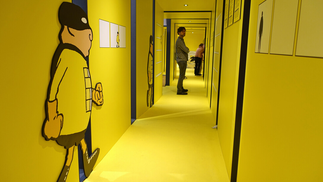 Mr. Invincible! Beyond the panels, exhibition view. Courtesy of Comic Art Museum