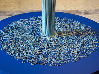 Dyani White Hawk, Bodies of water, exhibition view. Courtesy of The Baltimore Museum of Art