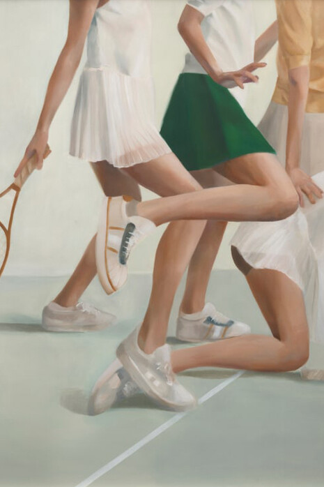 Holly Lowen, Lower tennis, 2024. Courtesy of Simchowitz Gallery