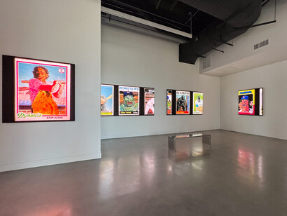 thr33som3s, Dialogu3, 2023, installation view. Courtesy of the artist and Vellum LA