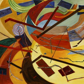 Katherine Porter, What It Is, 2005, oil on canvas, 64 x 70 in. Courtesy of the artist and LewAllen Galleries