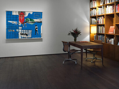 Jean-Michel Basquiat, Engadin, ausstellungsansicht. Mit freundlicher genehmigung von Hauser & Wirth