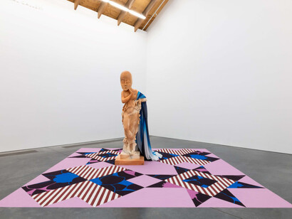 Sanford Biggers, Drift, exhibition view. Courtesy of Parrish Art Museum