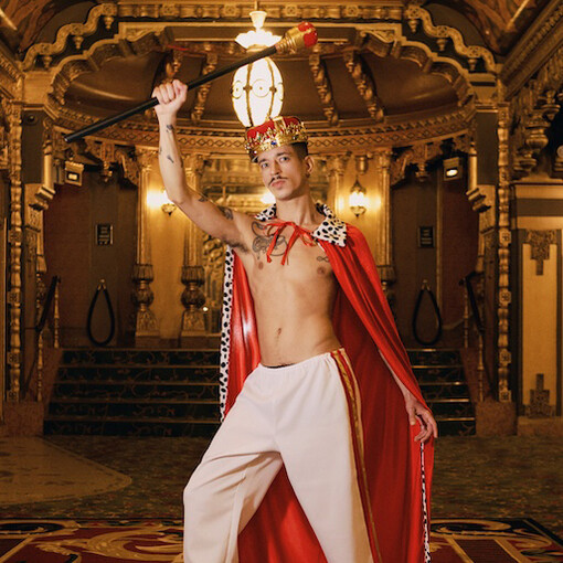 Keith Ketwaroo and David Waage, Freddie Mercury live at the United Palace, Washington Heights, 2024. Courtesy of Fridge Art Fair Miami