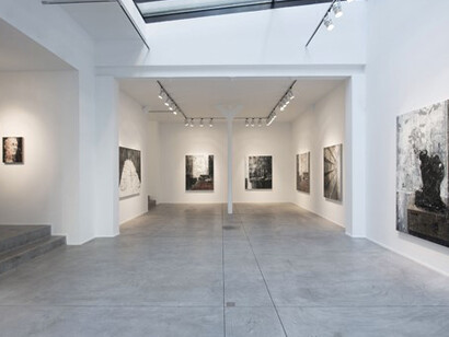 Philippe Cognée, Exhibition view. Courtesy of Galerie Daniel Templon 