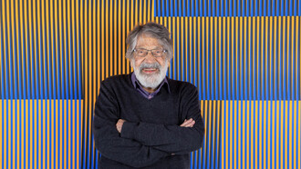 Fisicromía 2 (1959, Caracas). Cartón, caseína, montado en madera contrachapada, 100,9 x 50,8 x 5,6 cm. Fotografía de Peter Schälchli, Zürich