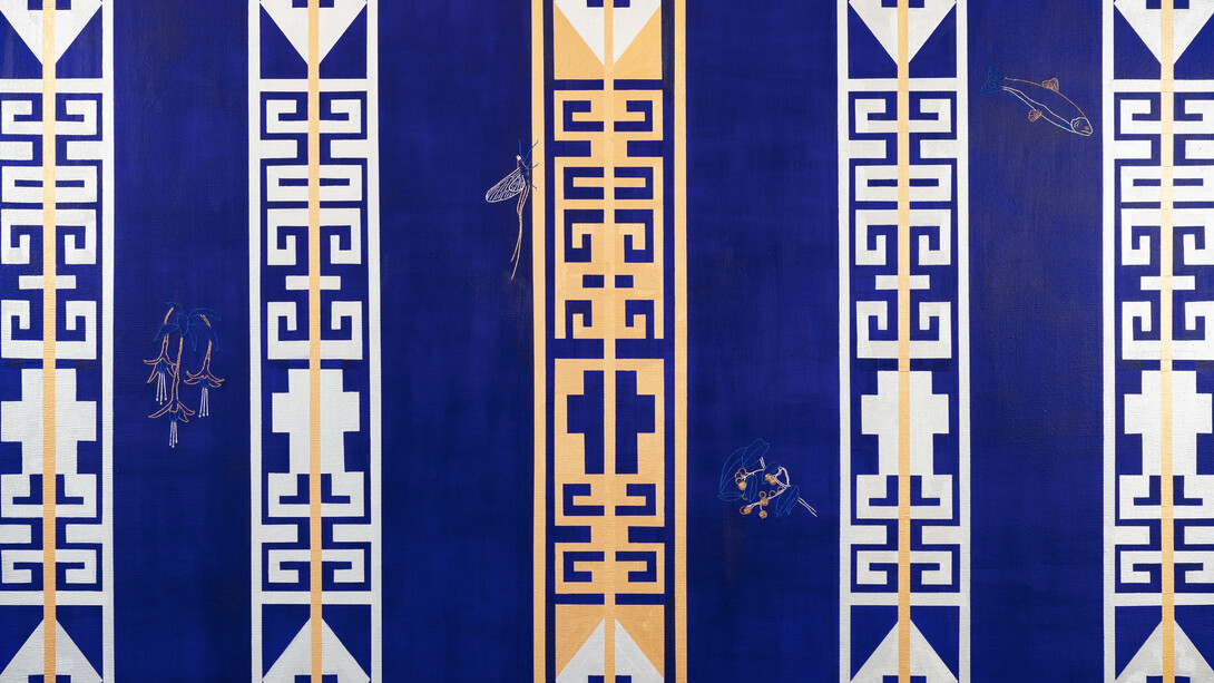 Seba Calfuqueo, Itrofill mongen, opacidad del agua (detalle), 2026. Cortesía del Museo Thyssen-Bornemisza