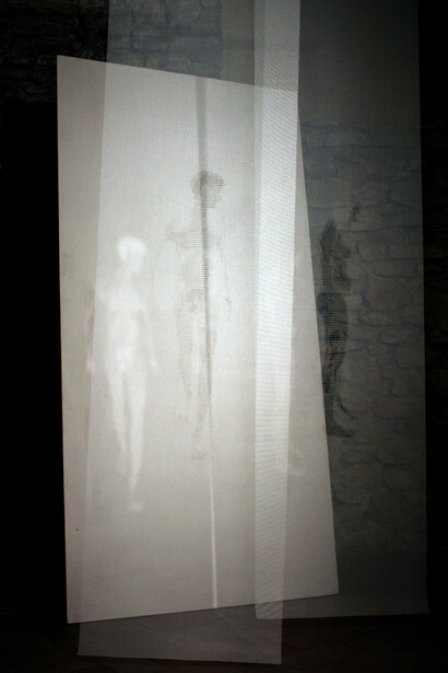 Giorgio Tentolini, *Studio su Maria e sull'Angelo*, 2013. Installazione