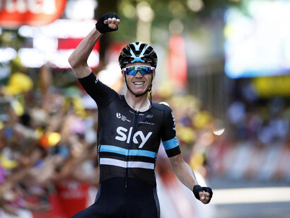 Chris Froome fa tris